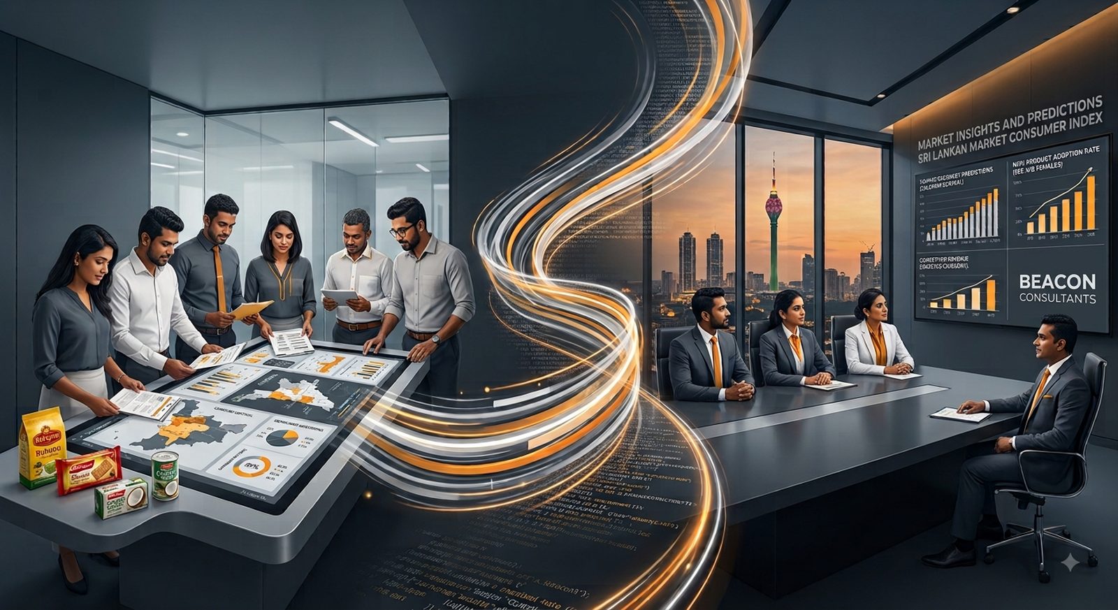 From brief to boardroom — Beacon's research team, analytics and the boardroom, Colombo